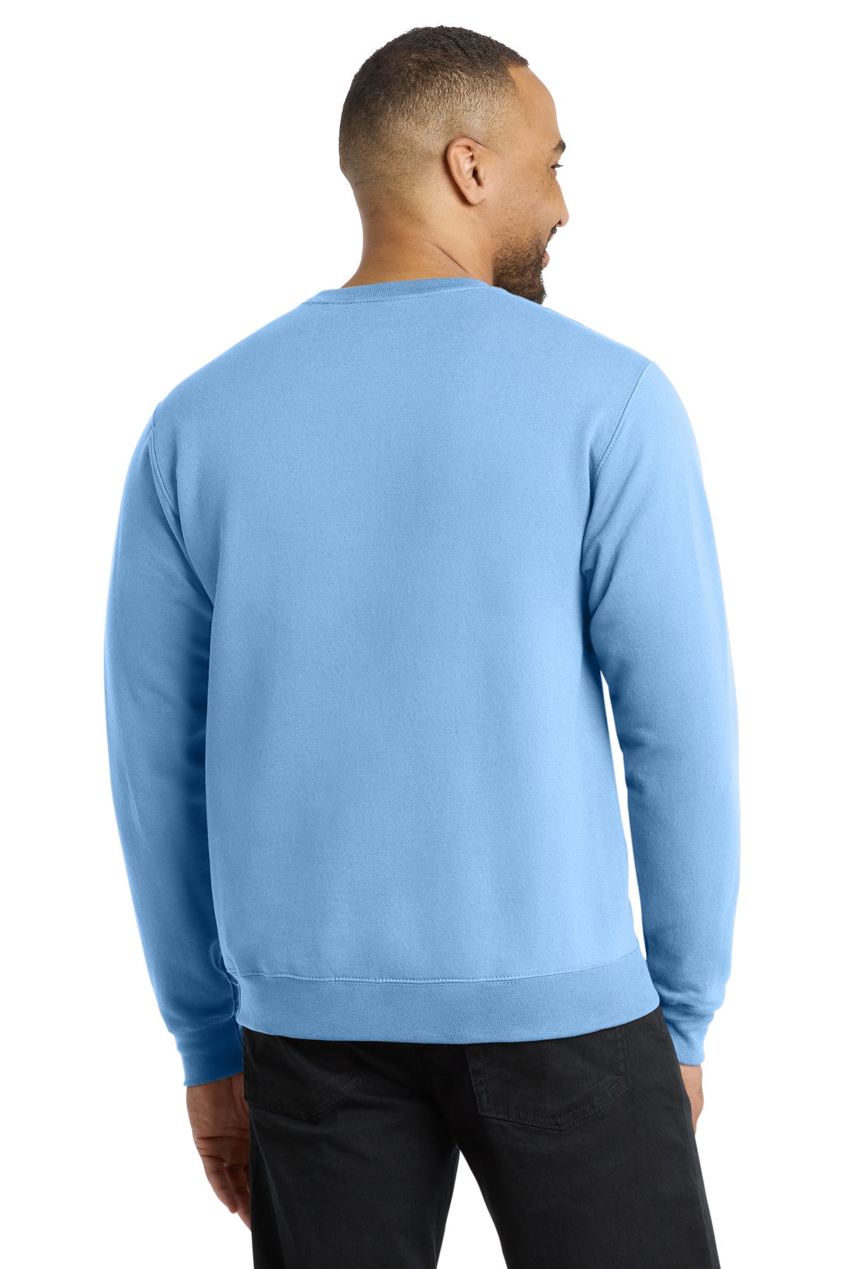 Custom Embroidered Port & Co Sweatshirts/Fleece in Light Blue