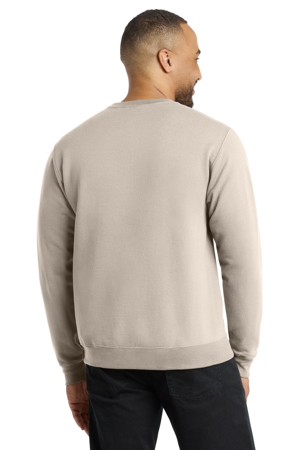 Custom Embroidered Port & Co Sweatshirts/Fleece in Light Sand