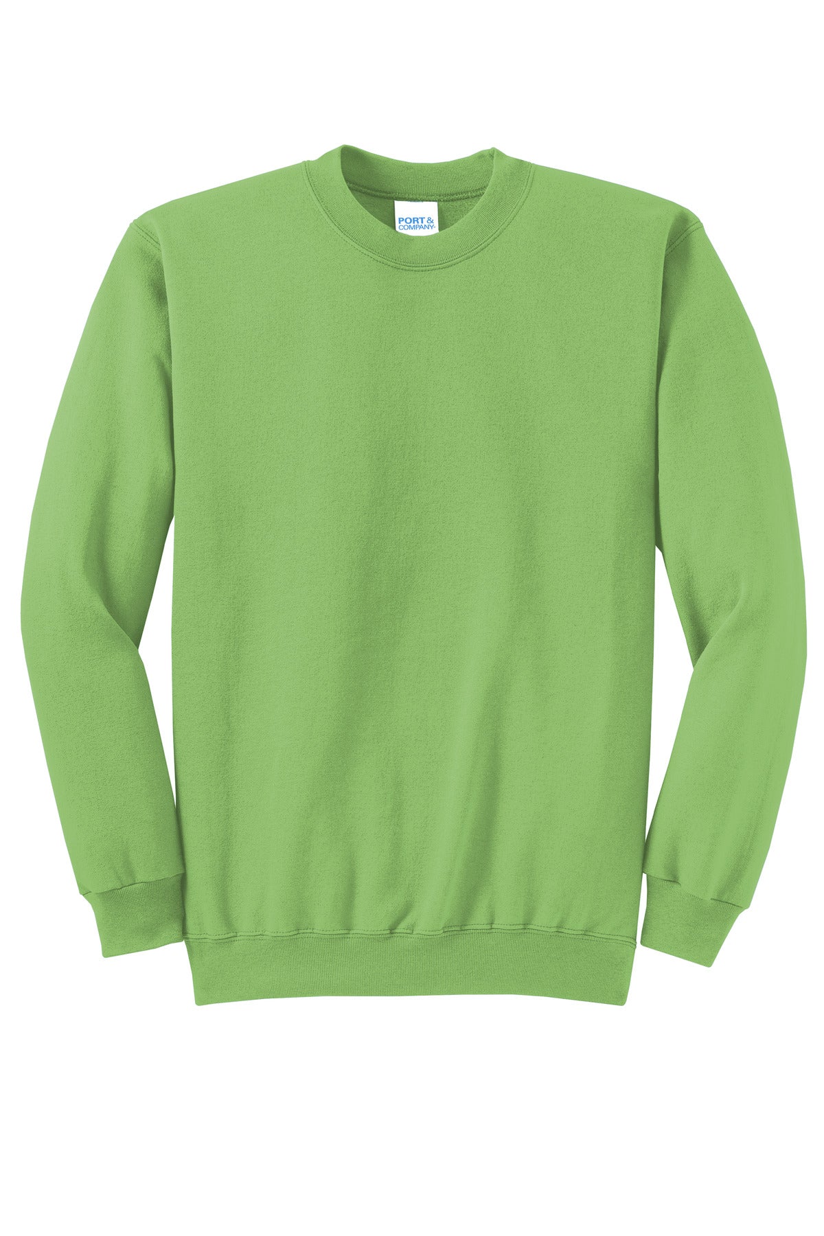 Custom Embroidered Port & Co Sweatshirts/Fleece in Lime