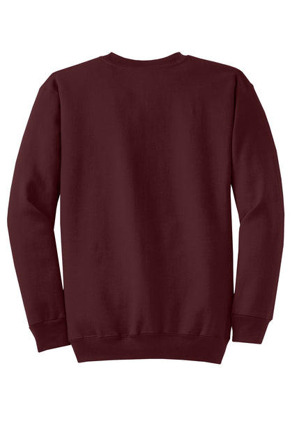 Custom Embroidered Port & Co Sweatshirts/Fleece in Maroon