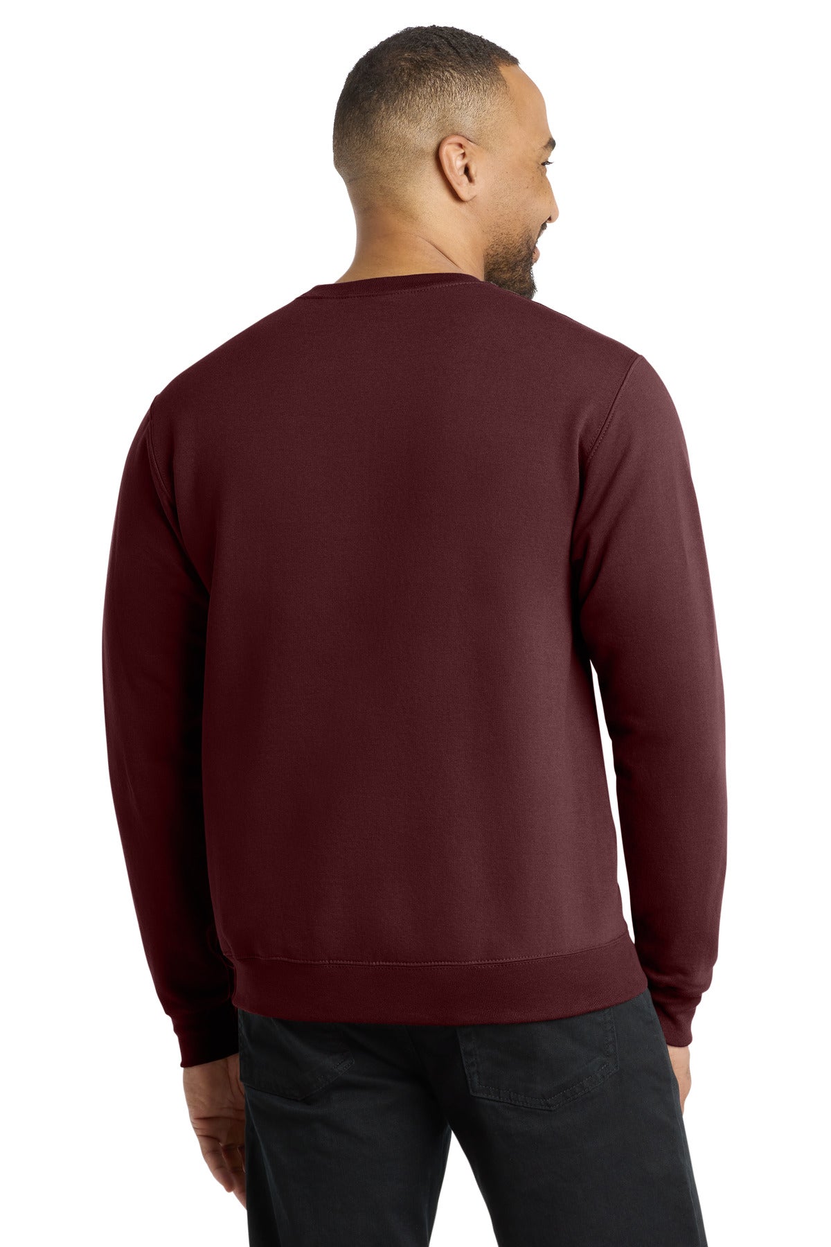 Custom Embroidered Port & Co Sweatshirts/Fleece in Maroon