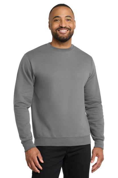 Custom Embroidered Port & Co Sweatshirts/Fleece in Medium Grey
