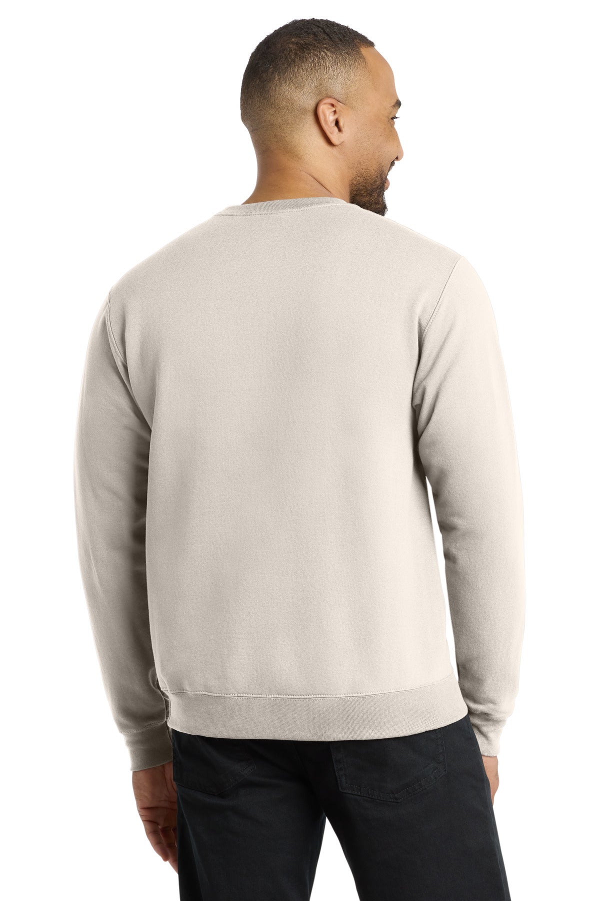 Custom Embroidered Port & Co Sweatshirts/Fleece in Natural