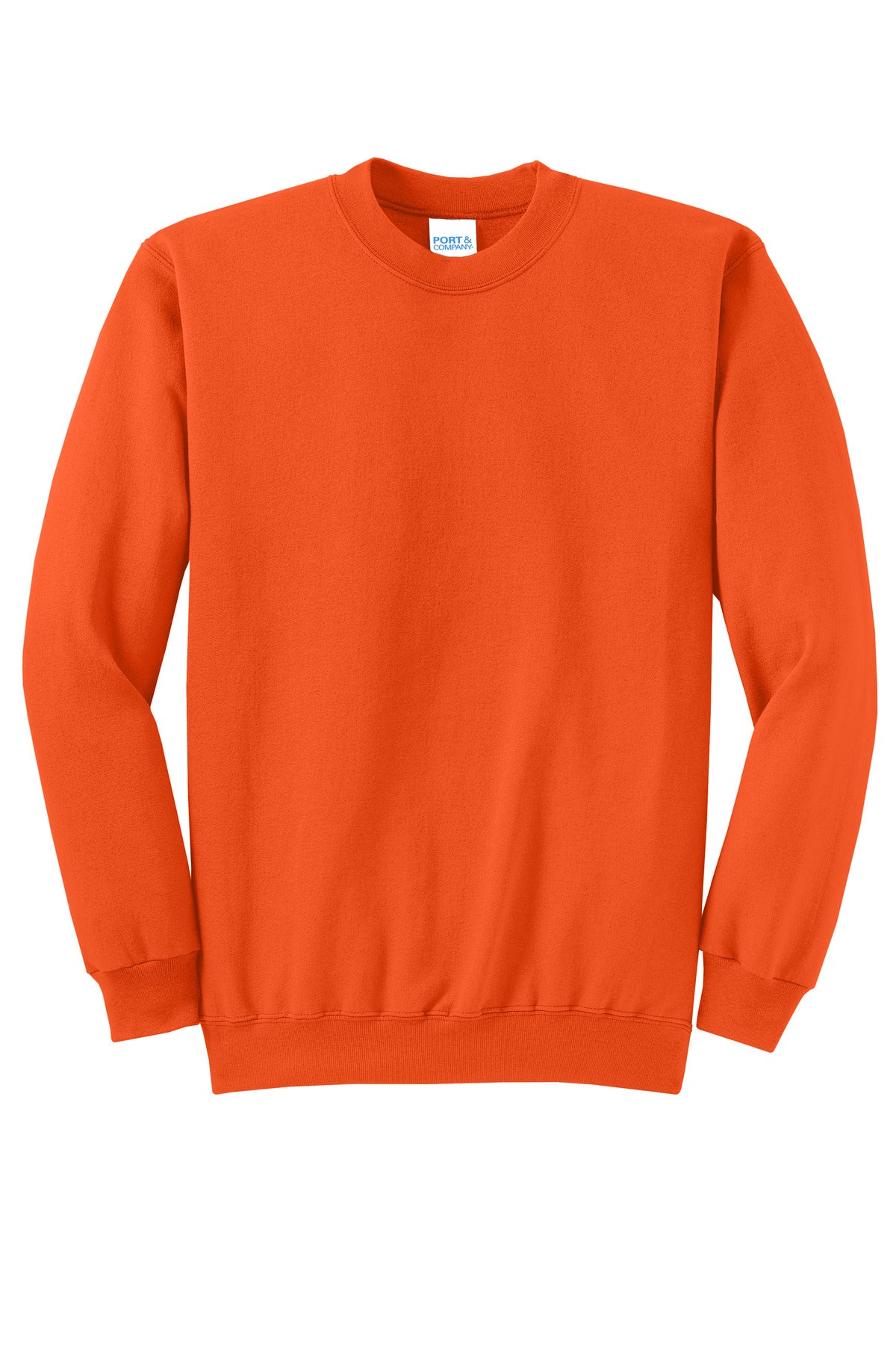 Custom Embroidered Port & Co Sweatshirts/Fleece in Orange