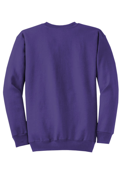 Port & Company - Core Fleece Crewneck Sweatshirt. PC78 Purple