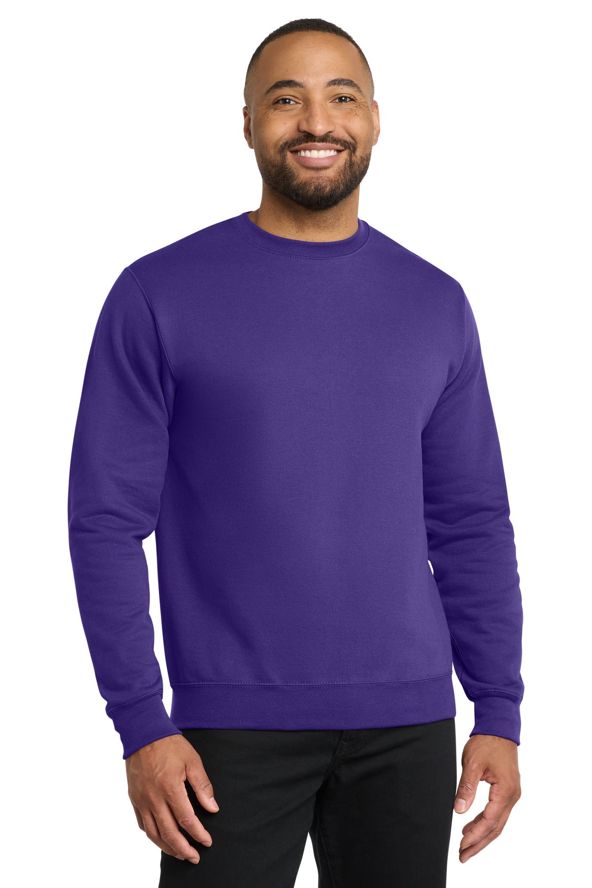 Custom Embroidered Port & Co Sweatshirts/Fleece in Purple