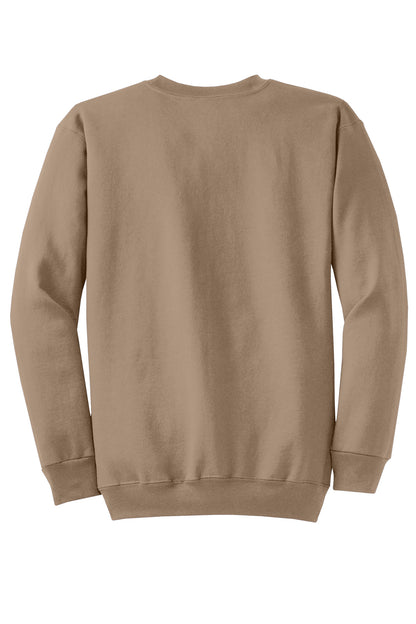 Custom Embroidered Port & Co Sweatshirts/Fleece in Sand