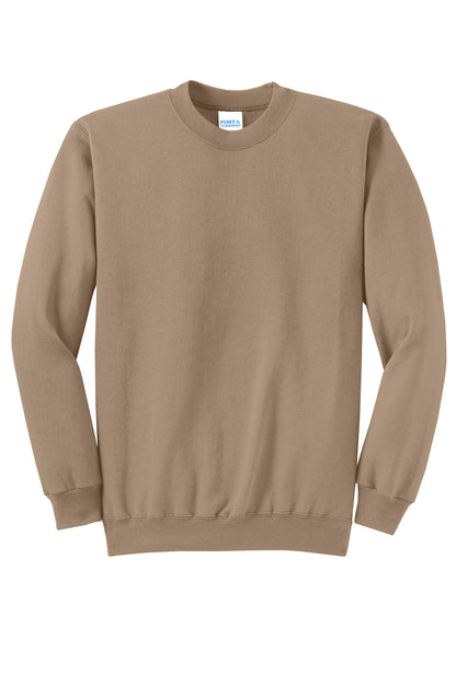 Custom Embroidered Port & Co Sweatshirts/Fleece in Sand