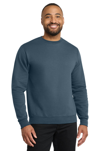Custom Embroidered Port & Co Sweatshirts/Fleece in Steel Blue