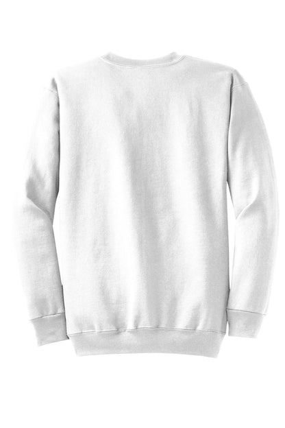 Port & Company - Core Fleece Crewneck Sweatshirt. PC78 White