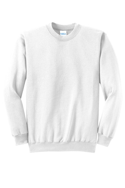 Port & Company - Core Fleece Crewneck Sweatshirt. PC78 White