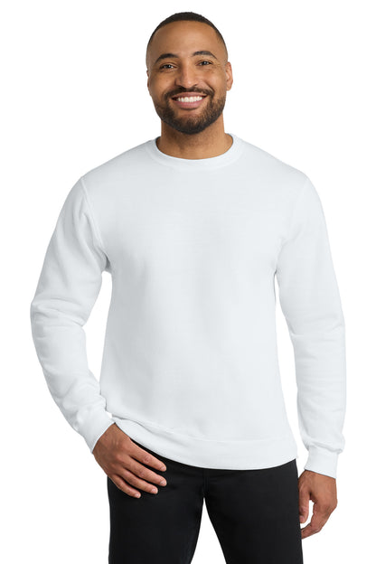 Custom Embroidered Port & Co Sweatshirts/Fleece in White