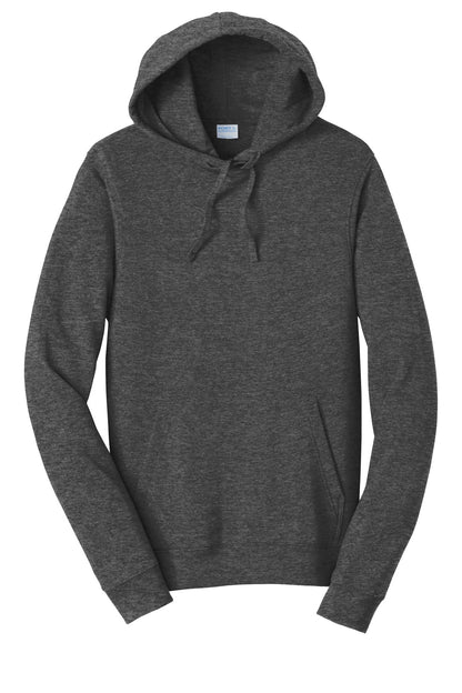 Port & Company Fan Favorite Fleece Pullover Hooded Sweatshirt. PC850H Dark Heather Grey