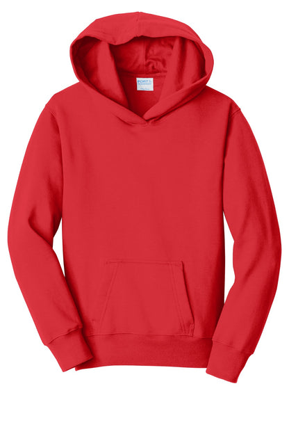 Port & Company Youth Fan Favorite Fleece Pullover Hooded Sweatshirt. PC850YH