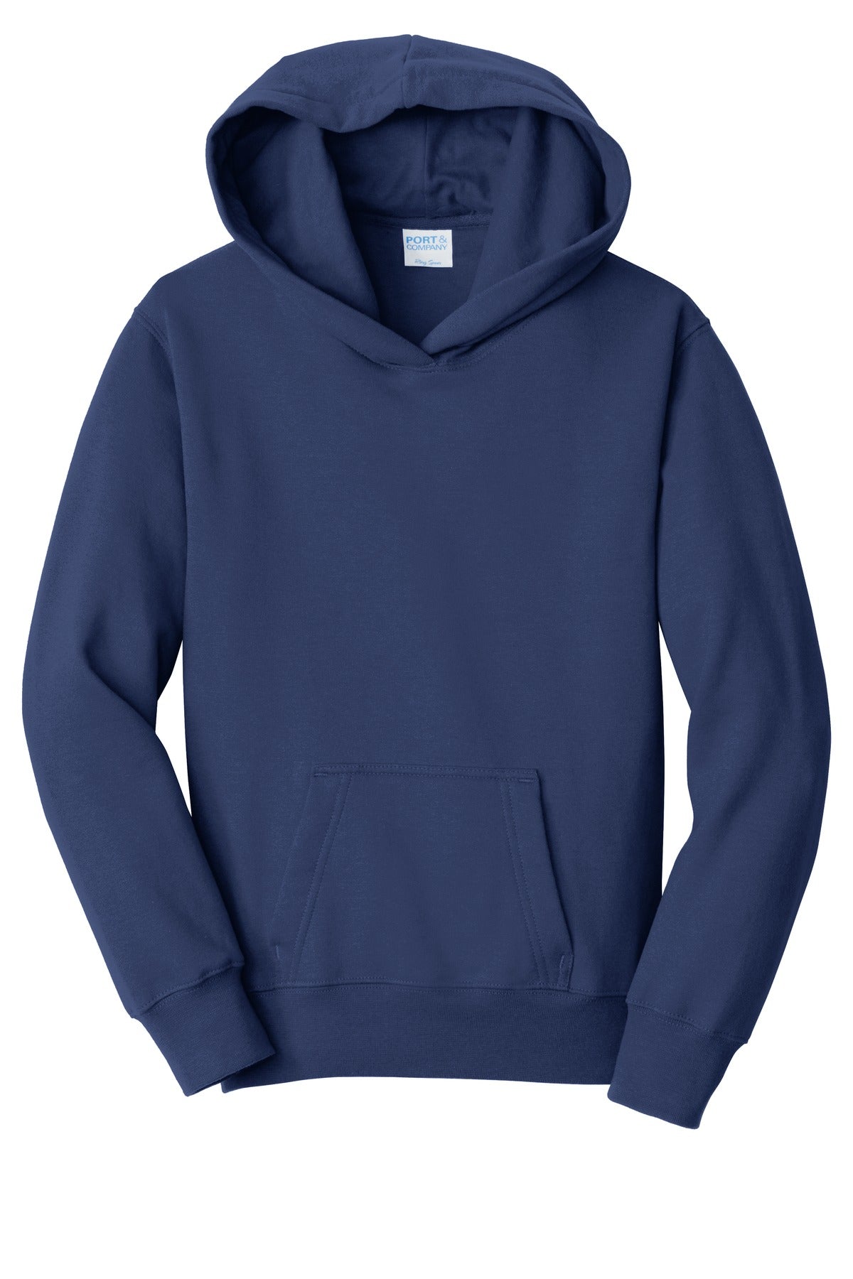 Port & Company Youth Fan Favorite Fleece Pullover Hooded Sweatshirt. PC850YH