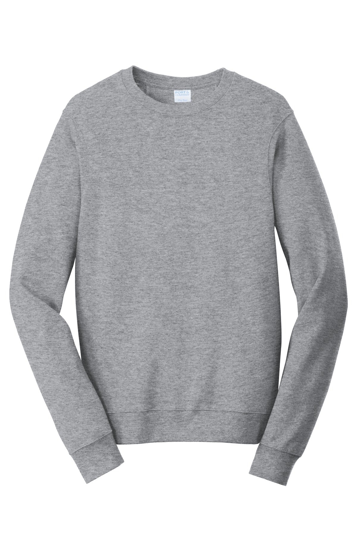 Custom Embroidered Port & Co Sweatshirts/Fleece in Athletic Heather