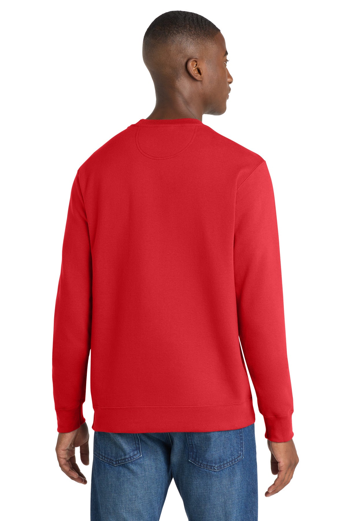 Custom Embroidered Port & Co Sweatshirts/Fleece in Bright Red