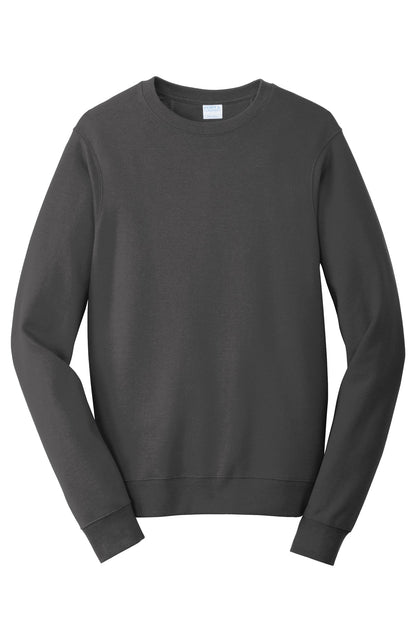 Custom Embroidered Port & Co Sweatshirts/Fleece in Charcoal