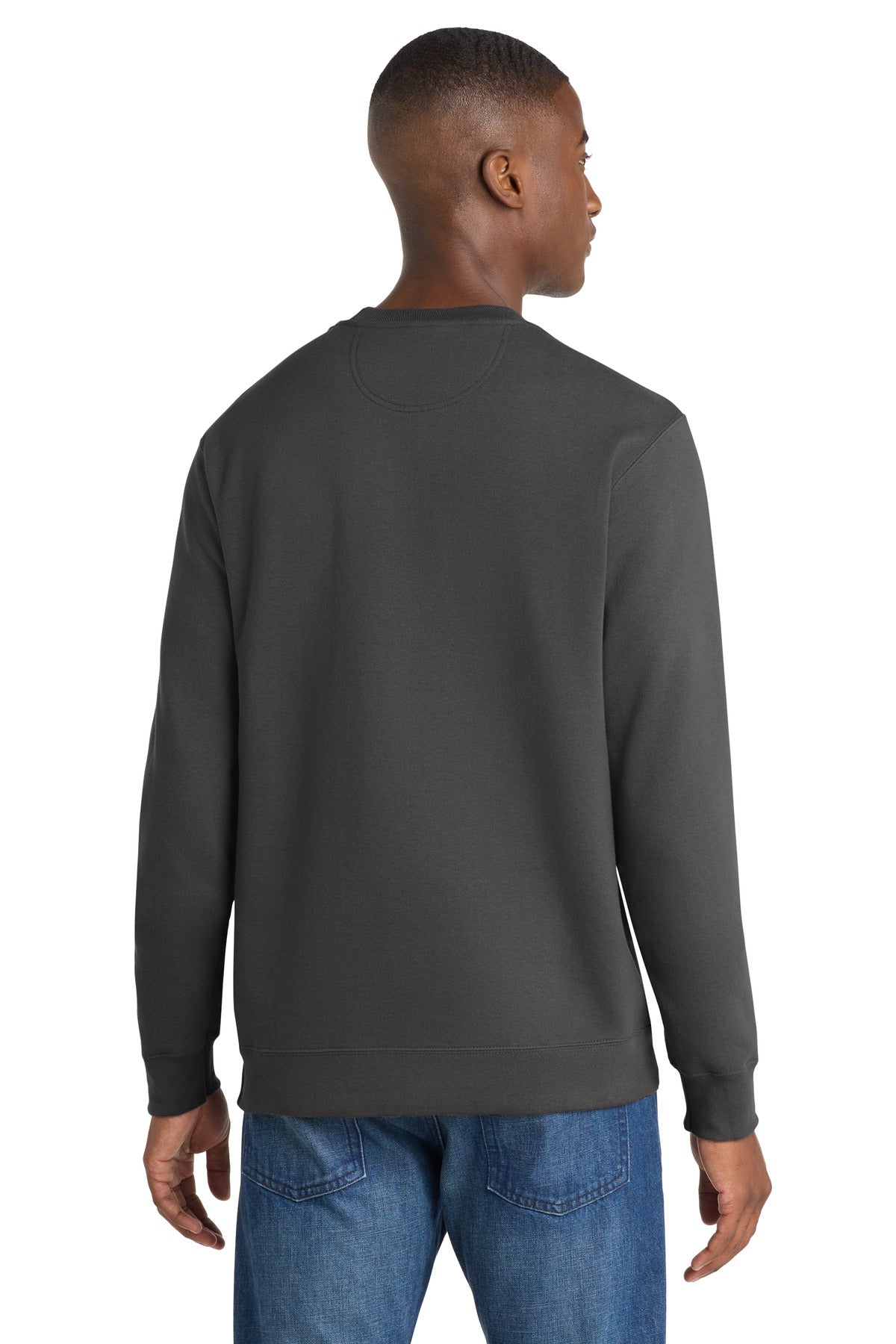 Custom Embroidered Port & Co Sweatshirts/Fleece in Charcoal