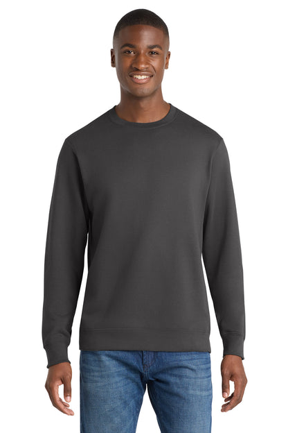 Custom Embroidered Port & Co Sweatshirts/Fleece in Charcoal