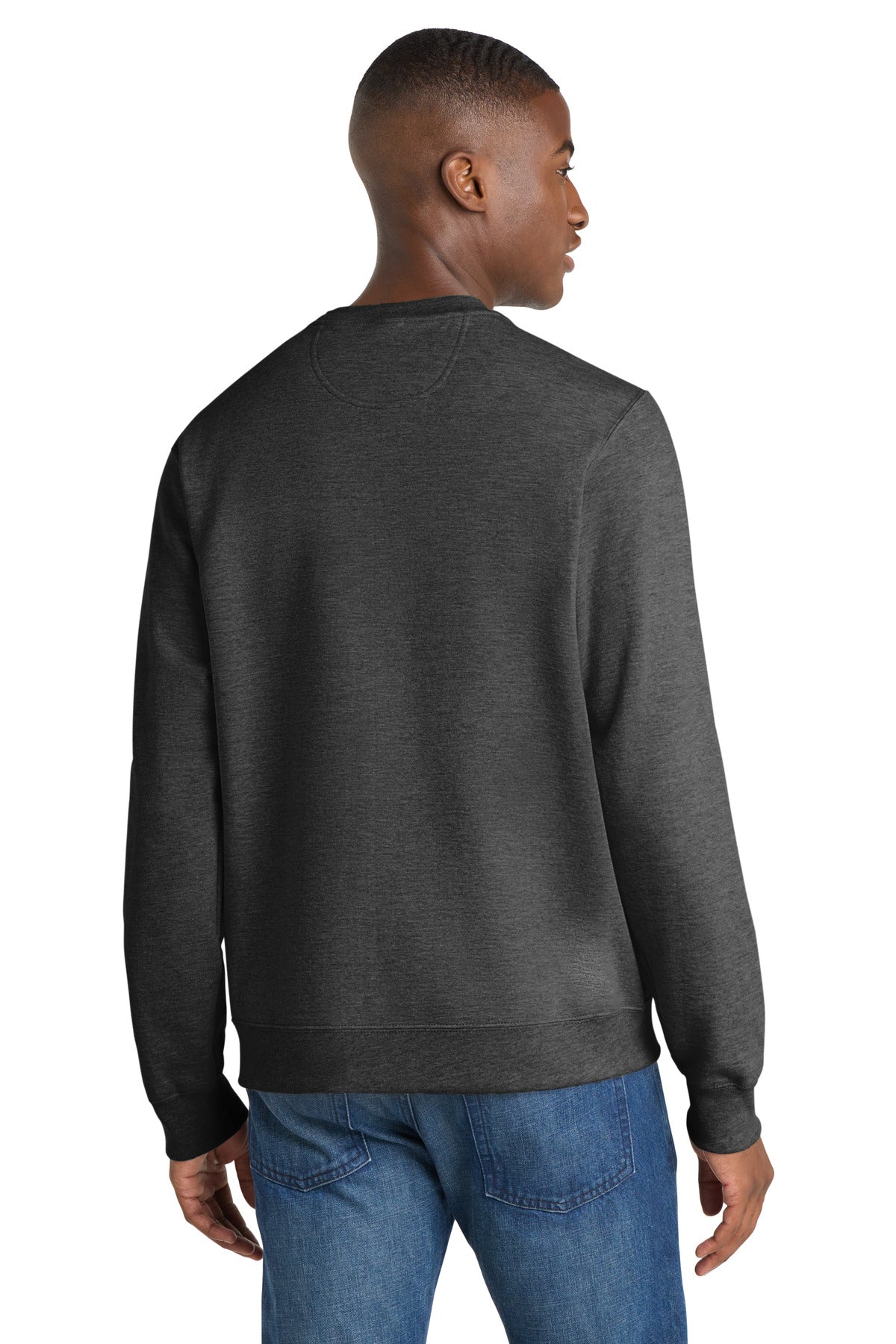 Custom Embroidered Port & Co Sweatshirts/Fleece in Dark Heather Grey
