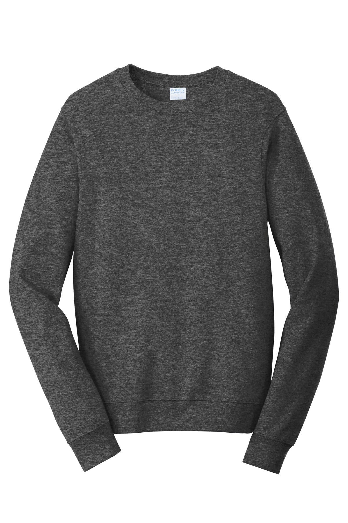 Custom Embroidered Port & Co Sweatshirts/Fleece in Dark Heather Grey