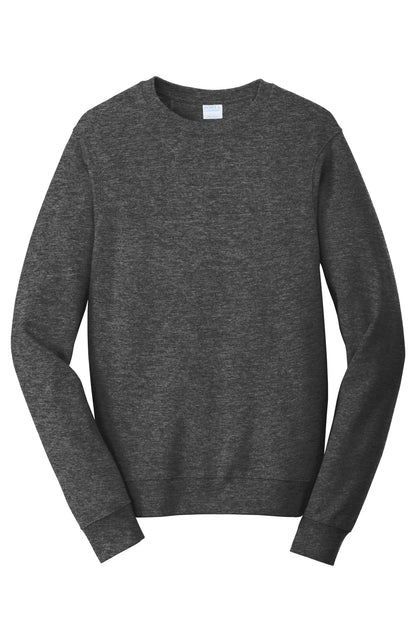 Custom Embroidered Port & Co Sweatshirts/Fleece in Dark Heather Grey