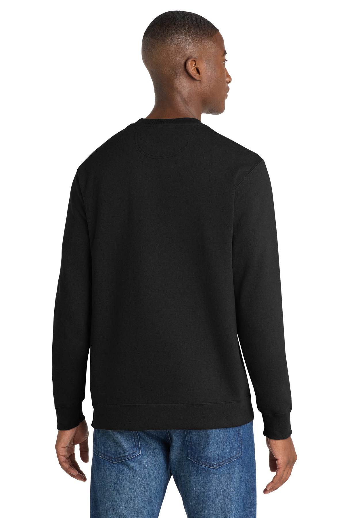 Custom Embroidered Port & Co Sweatshirts/Fleece in Jet Black