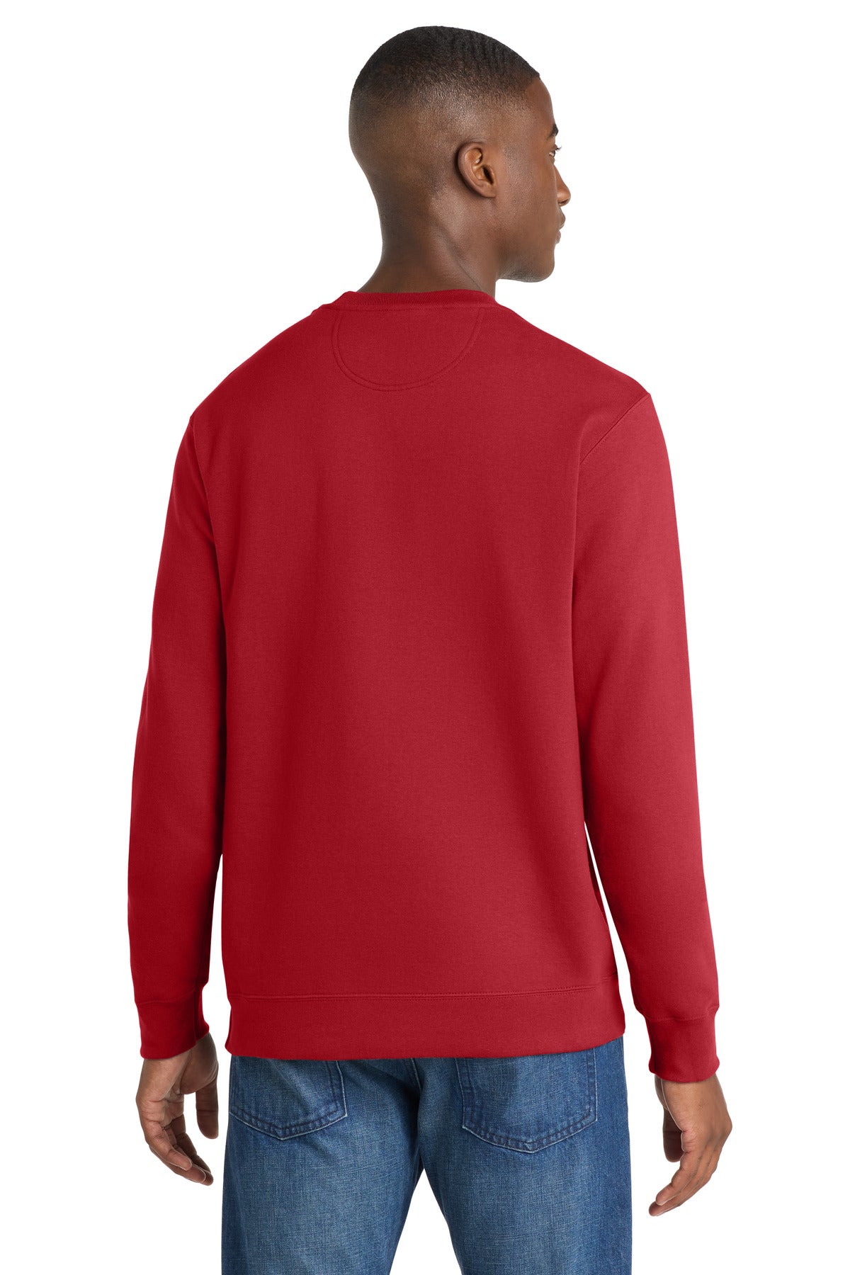 Custom Embroidered Port & Co Sweatshirts/Fleece in Team Cardinal