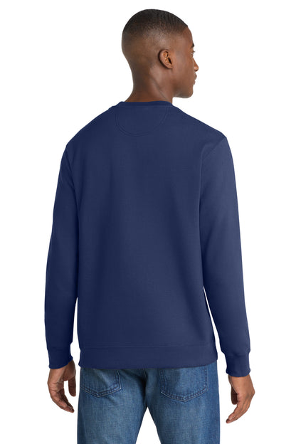 Custom Embroidered Port & Co Sweatshirts/Fleece in Team Navy