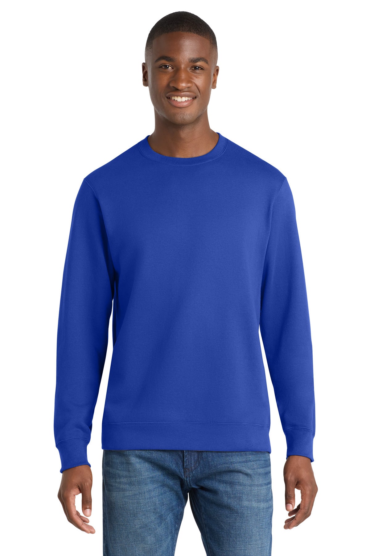 Custom Embroidered Port & Co Sweatshirts/Fleece in True Royal
