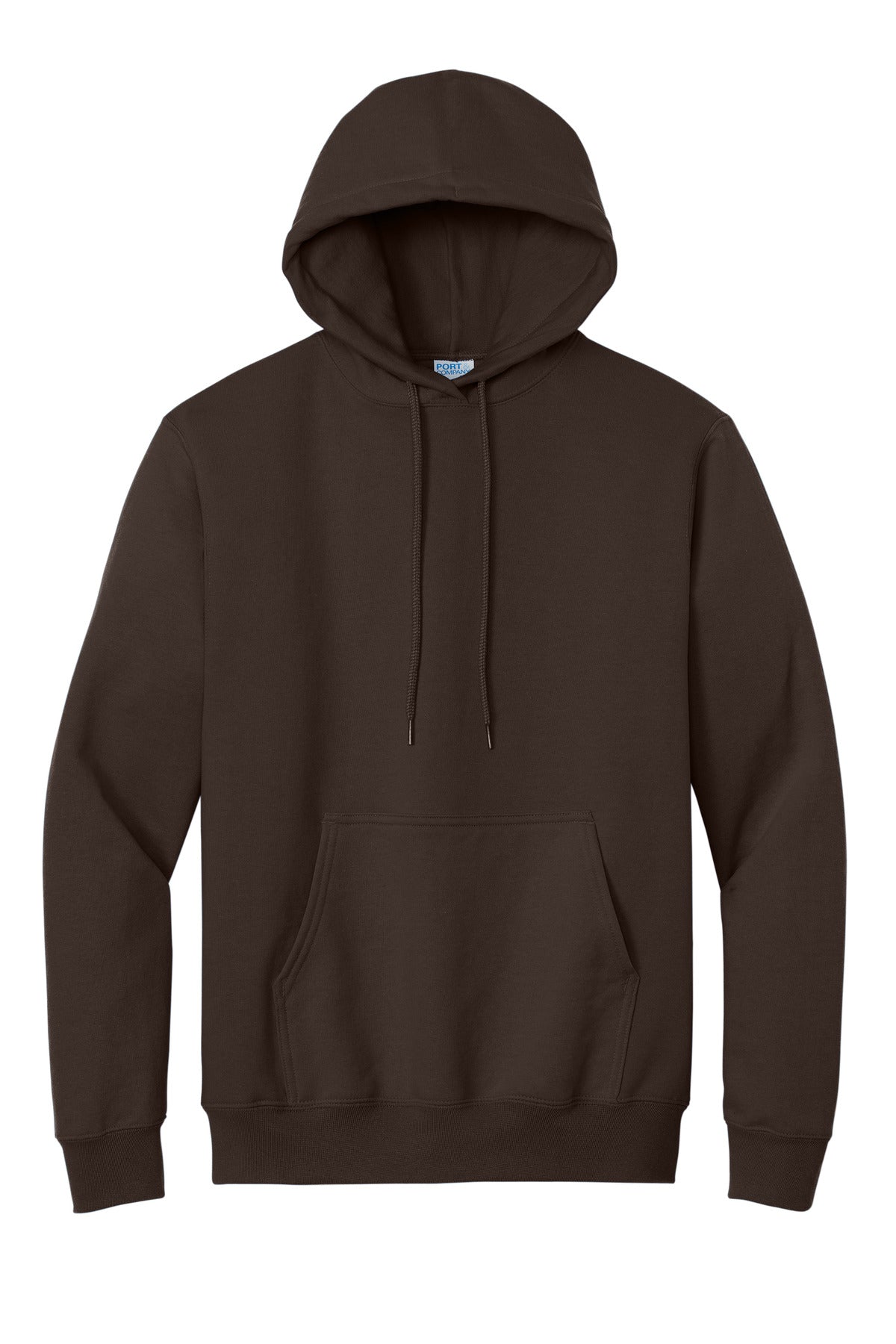 Custom Embroidered Port & Co Sweatshirts in Dark Chocolate Brown