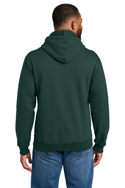Custom Embroidered Port & Co Sweatshirts in Dark Green