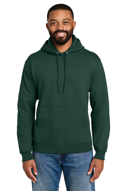 Custom Embroidered Port & Co Sweatshirts in Dark Green