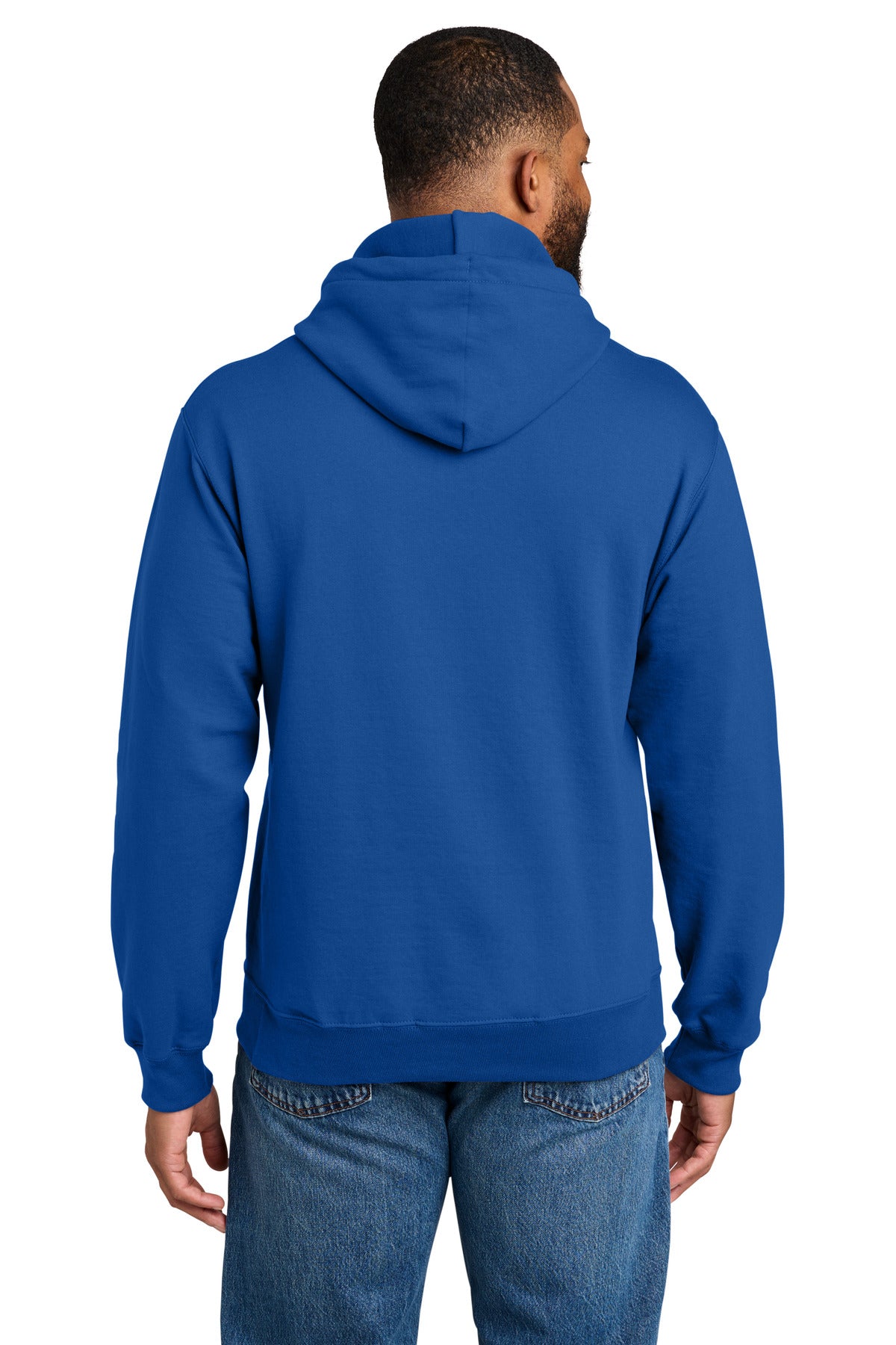 Custom Embroidered Port & Co Sweatshirts in Royal