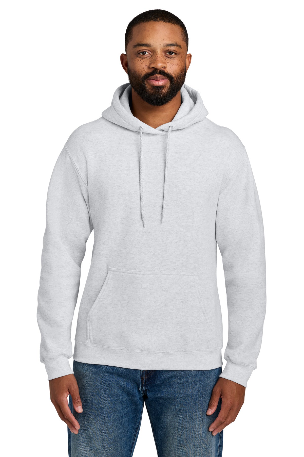 Custom Embroidered Port & Co Sweatshirts/Fleece in Ash