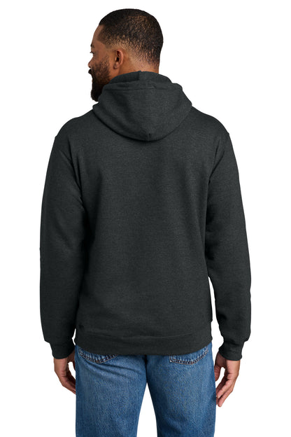 Custom Embroidered Port & Co Sweatshirts/Fleece in Black Heather