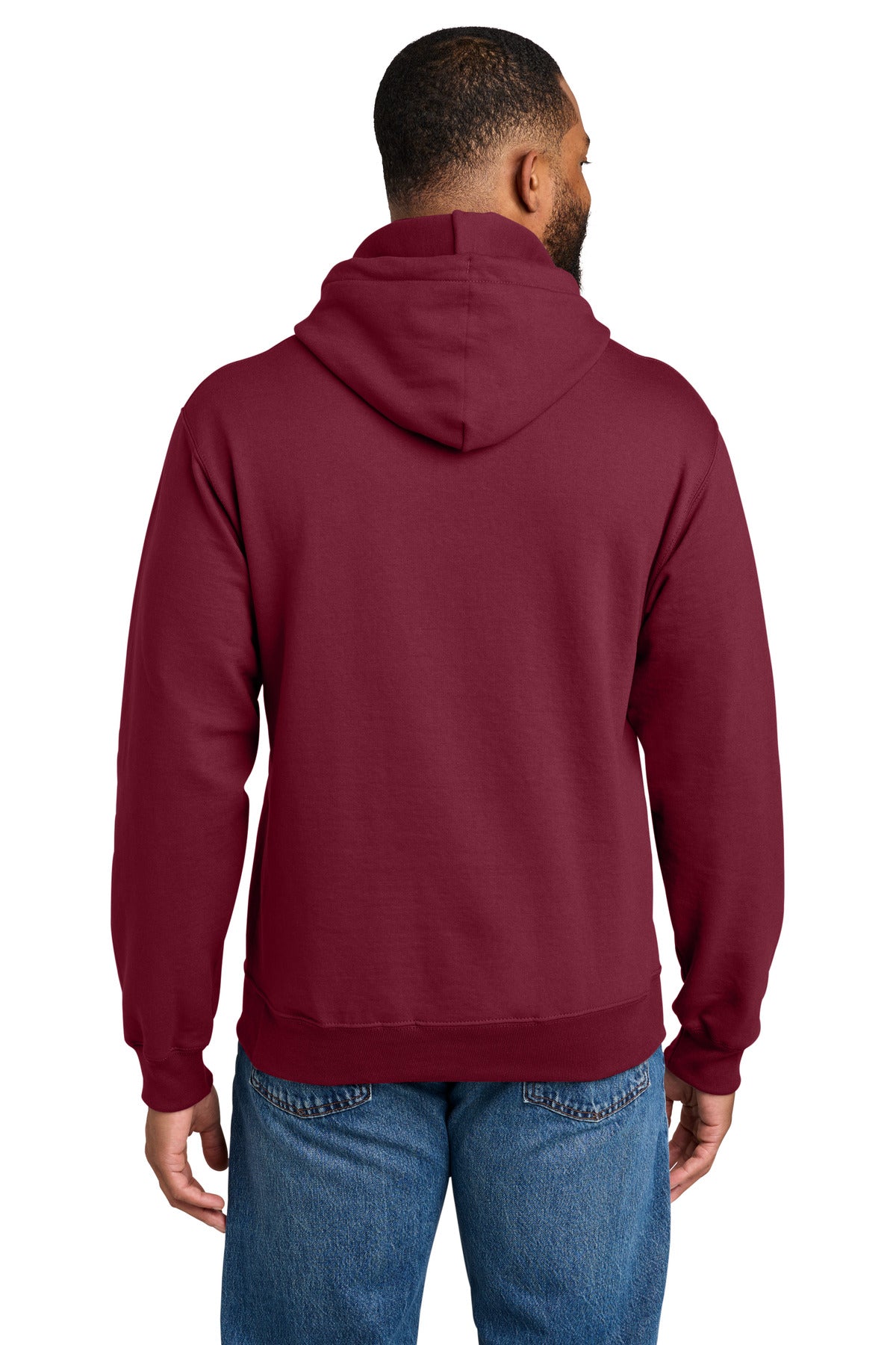 Custom Embroidered Port & Co Sweatshirts/Fleece in Cardinal