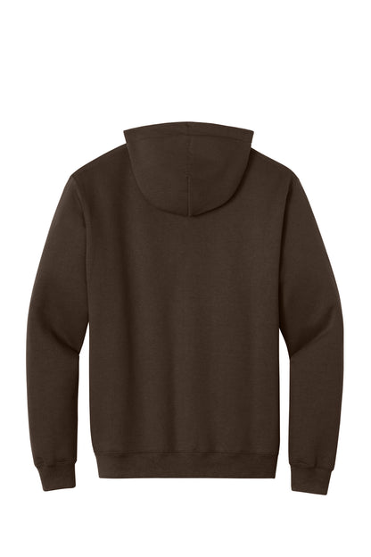 Custom Embroidered Port & Co Sweatshirts/Fleece in Dark Chocolate Brown