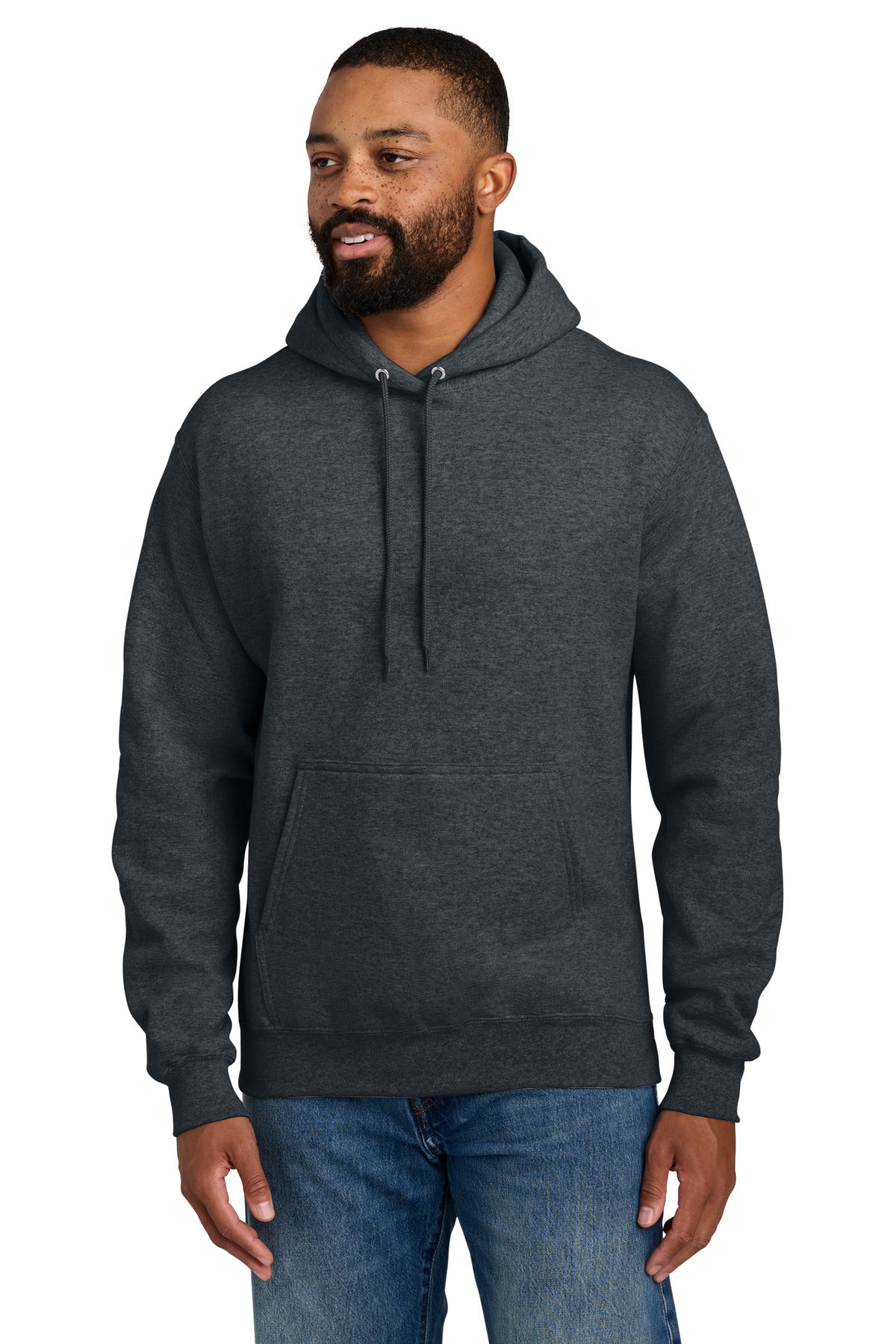 Custom Embroidered Port & Co Sweatshirts/Fleece in Dark Heather Grey