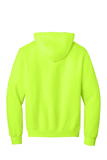 Custom Embroidered Port & Co Sweatshirts/Fleece in Safety Green