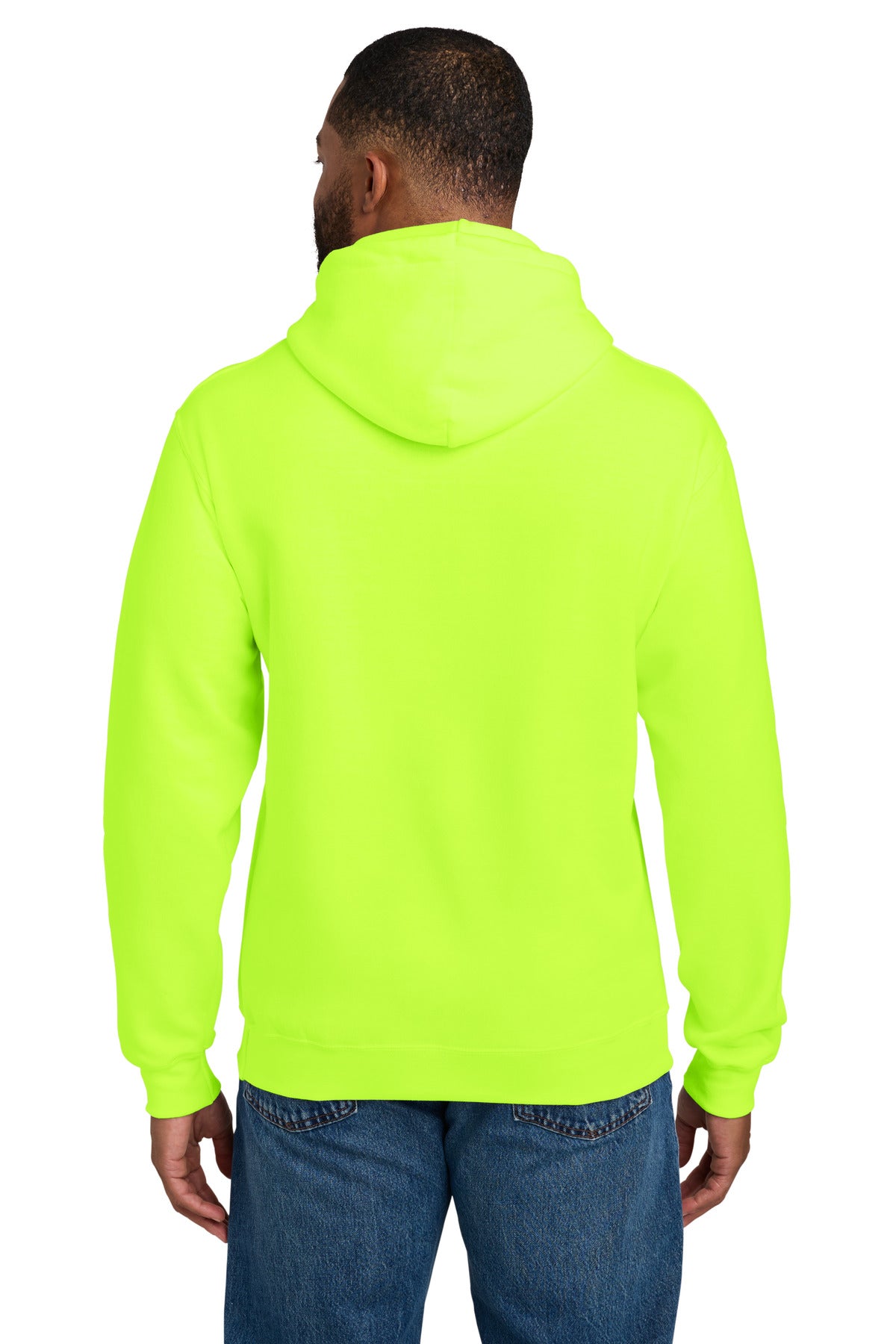 Custom Embroidered Port & Co Sweatshirts/Fleece in Safety Green