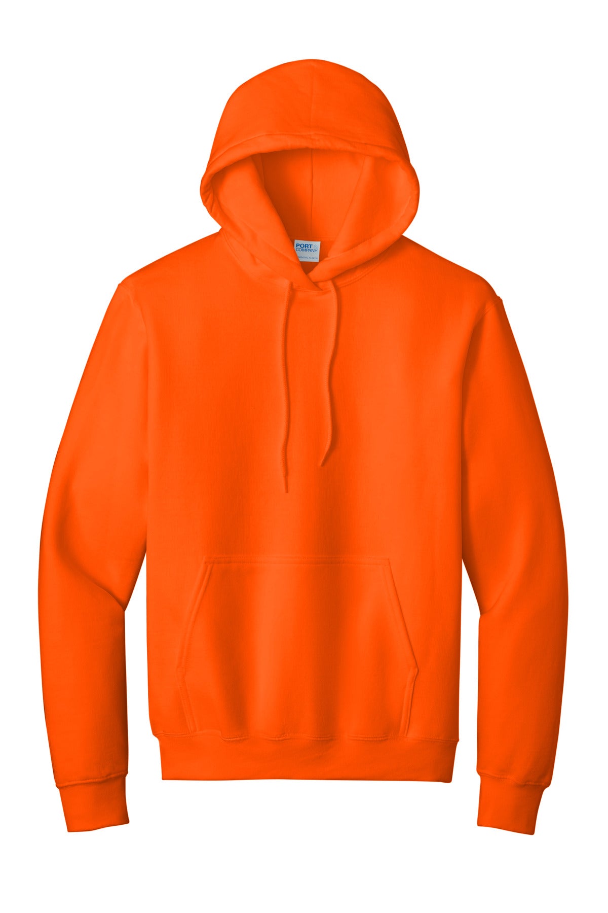 Custom Embroidered Port & Co Sweatshirts/Fleece in Safety Orange