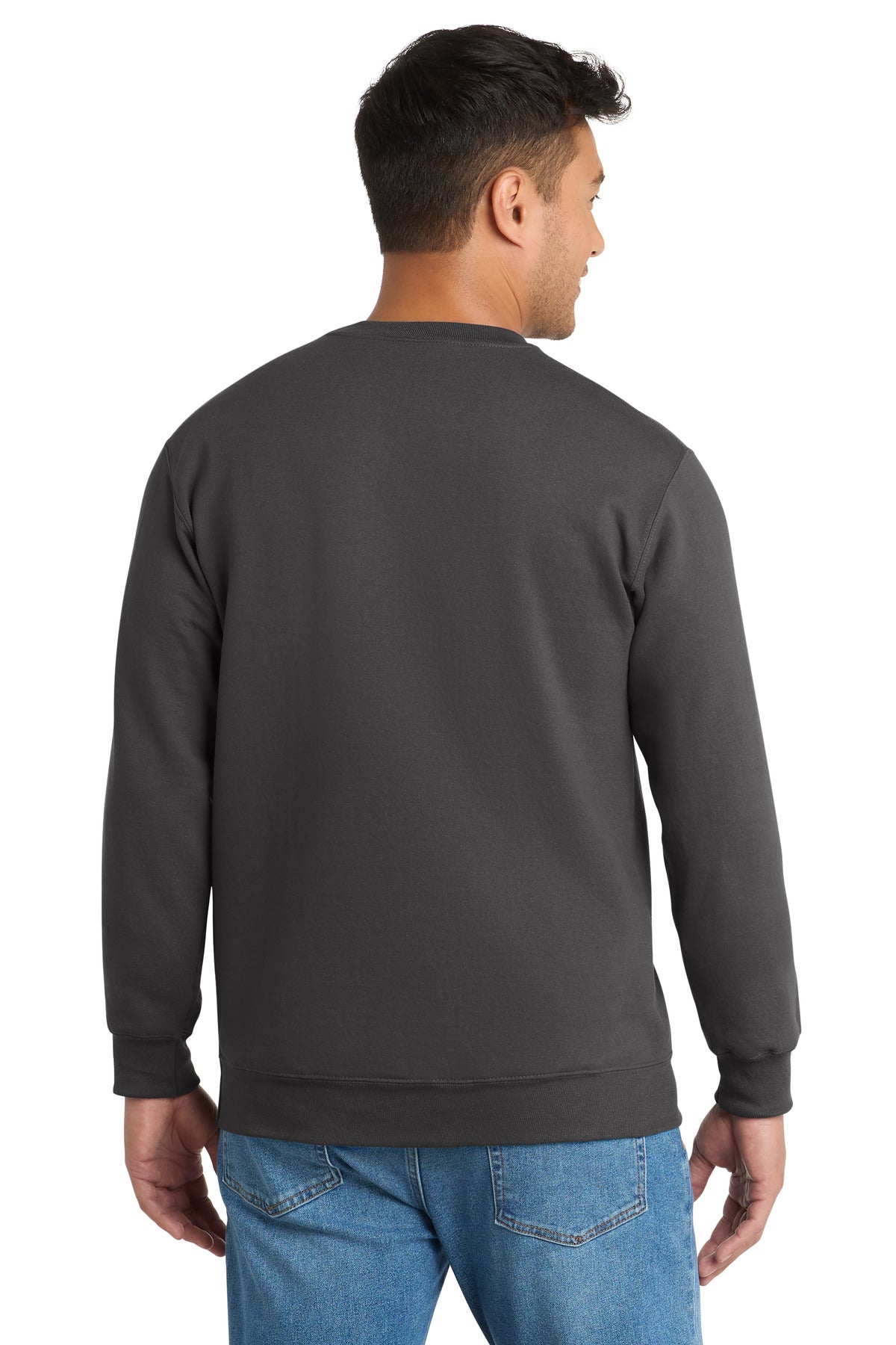 Custom Embroidered Port & Co Clothing in Charcoal