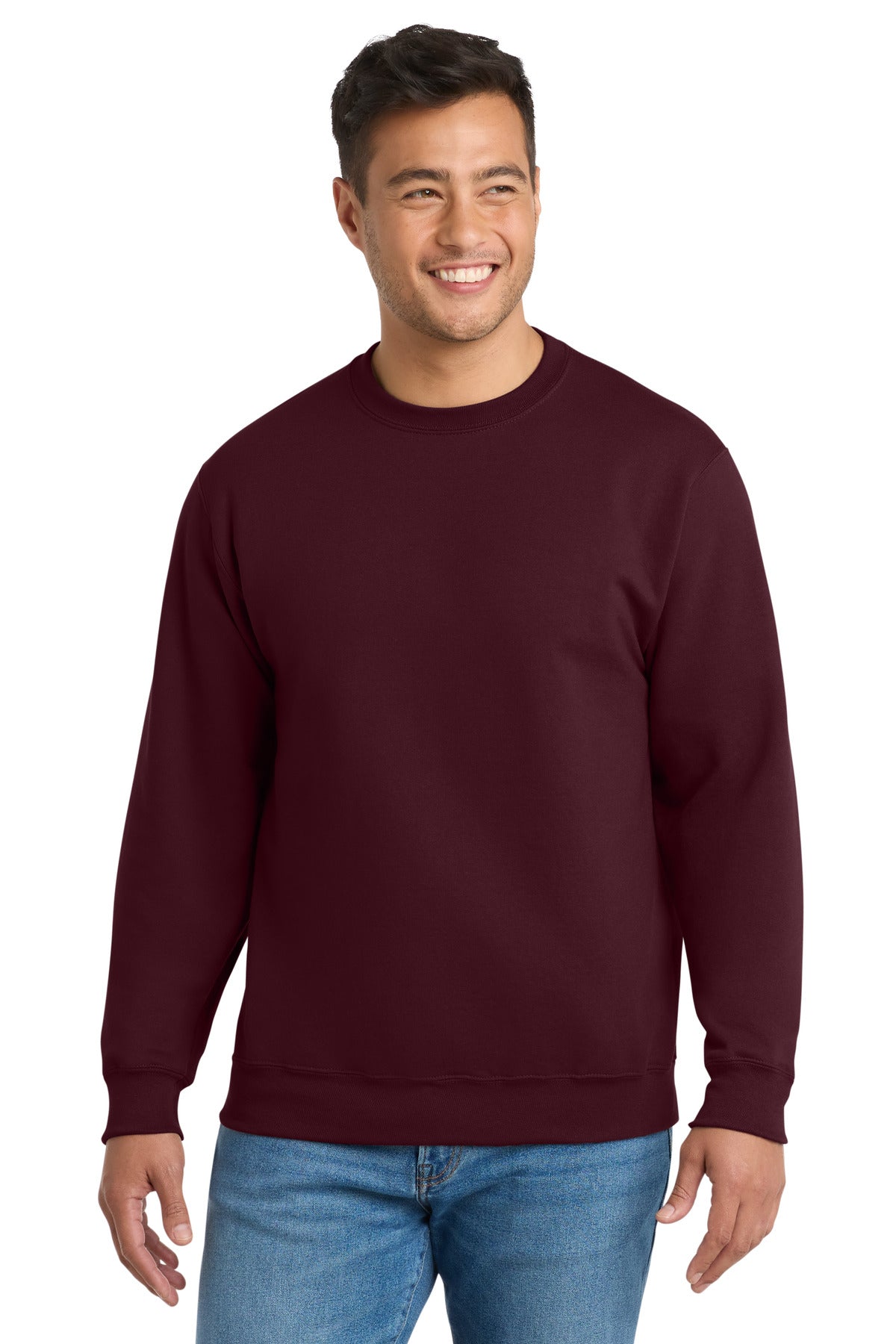 Custom Embroidered Port & Co Clothing in Maroon