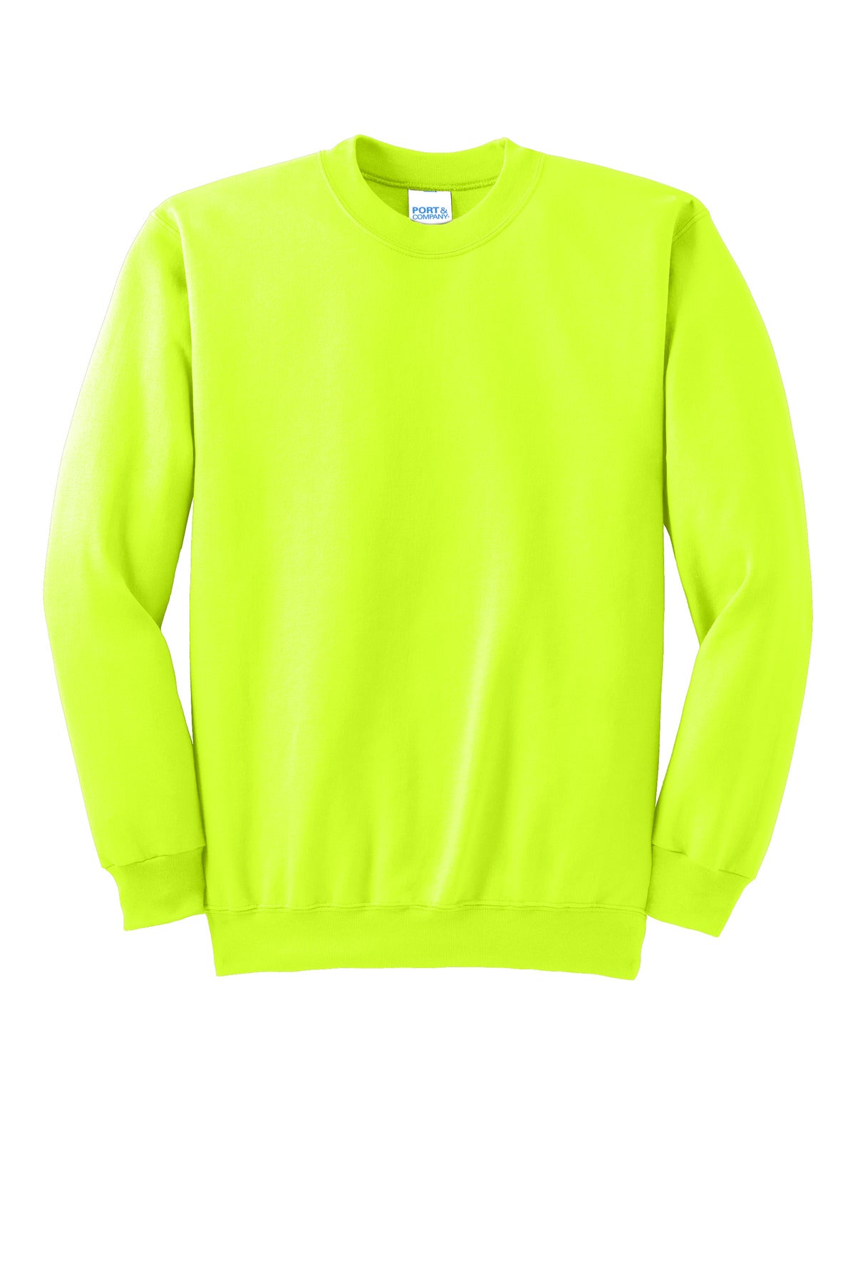 Custom Embroidered Port & Co Clothing in Safety Green