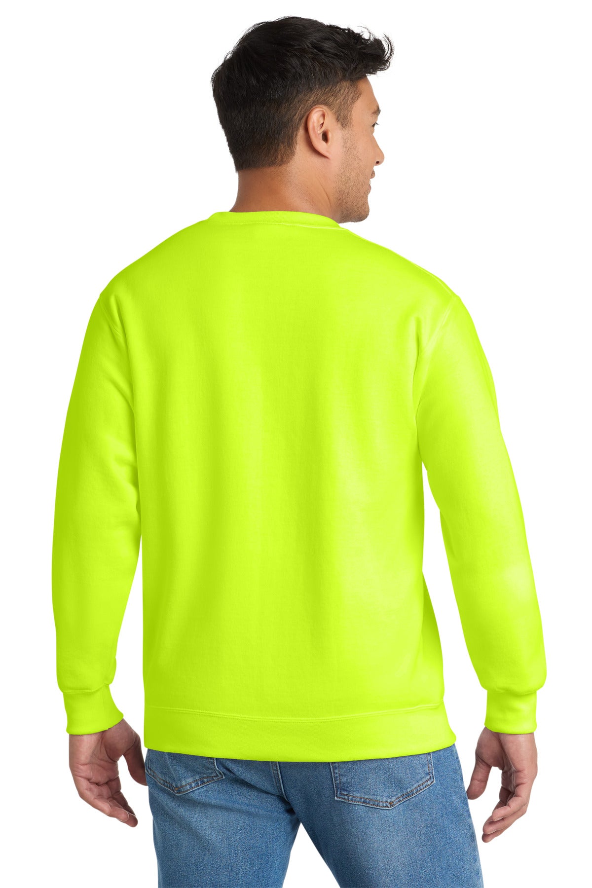 Custom Embroidered Port & Co Clothing in Safety Green
