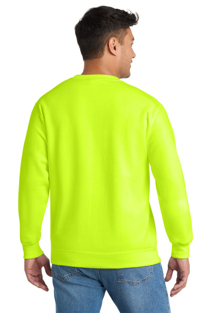 Custom Embroidered Port & Co Clothing in Safety Green