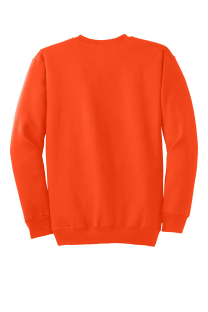 Custom Embroidered Port & Co Clothing in Safety Orange