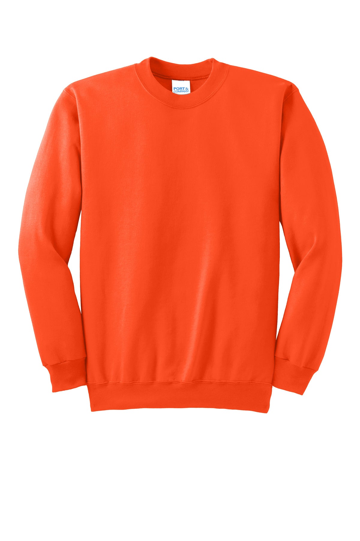 Custom Embroidered Port & Co Clothing in Safety Orange